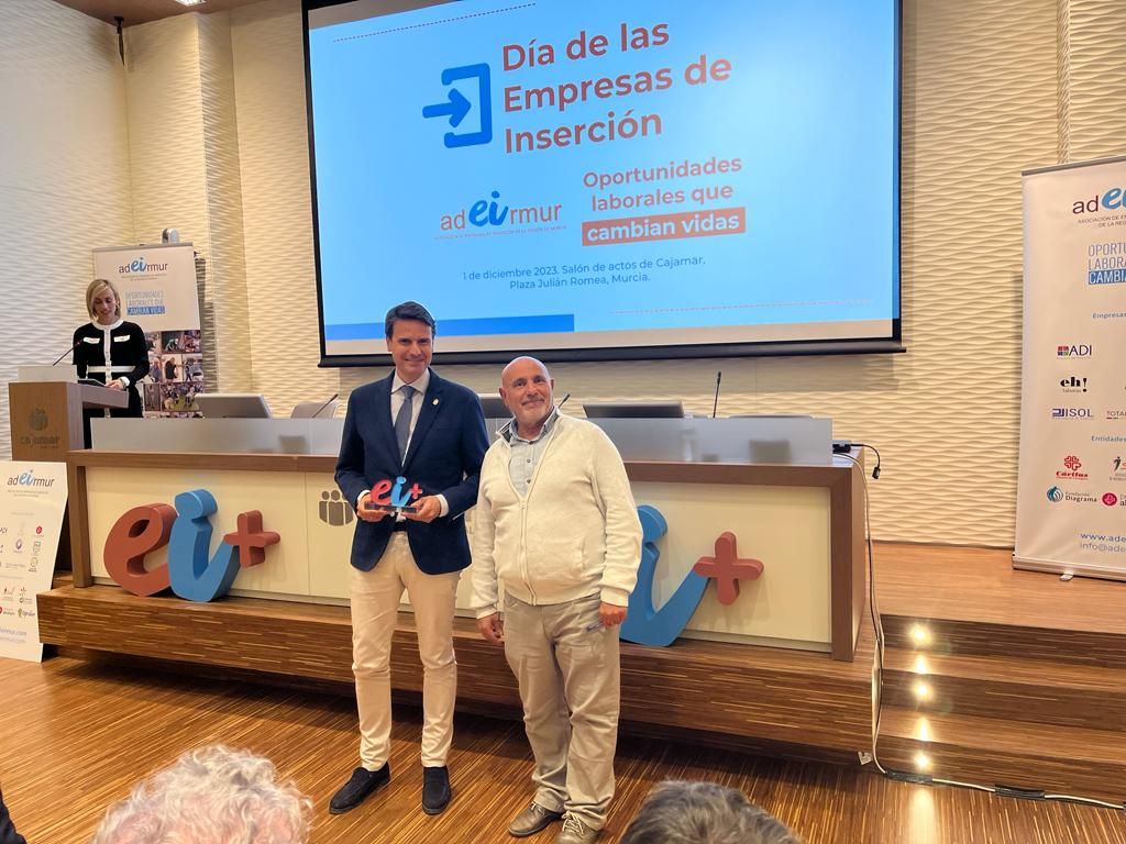 Premio de Asociación Empresas Inserción Región de Murcia al Ayto. Molina Foto