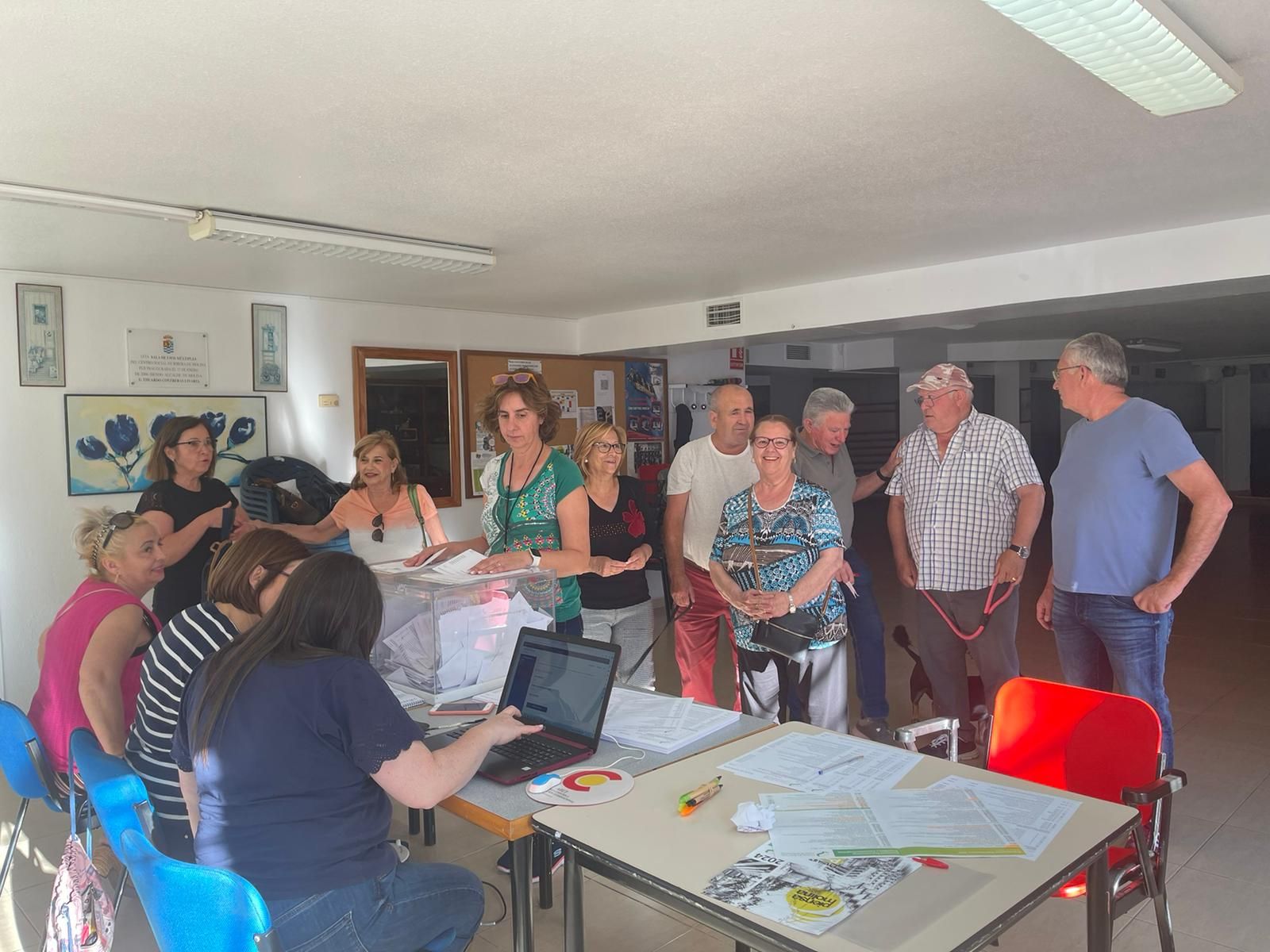 Presupuestos Participativos 2024 Molina Resultado votaciones Foto votación en La Ribera de Molina